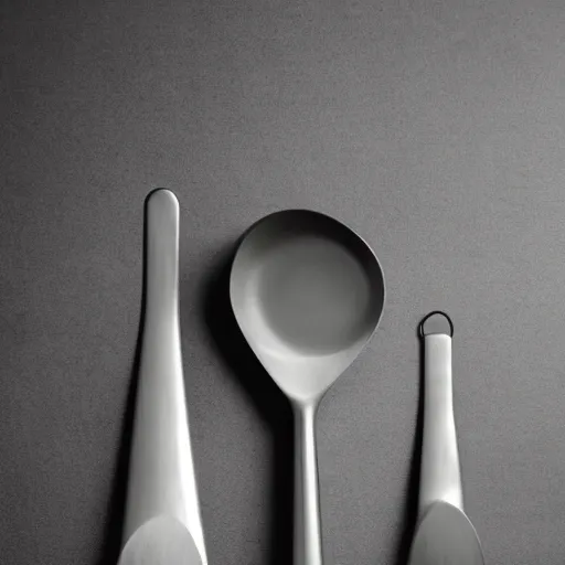 Prompt: minimal iron cast pan inspired by Philippe Starck