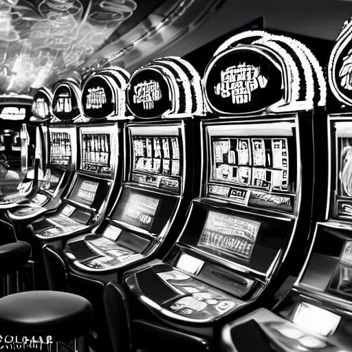 Image similar to Slot machines, casino photography, las vegas