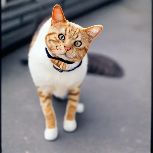 Prompt: a cat combined with a dog. 3 5 mm.