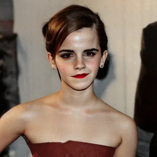 Image similar to emma watson in 1 9 4 0 s