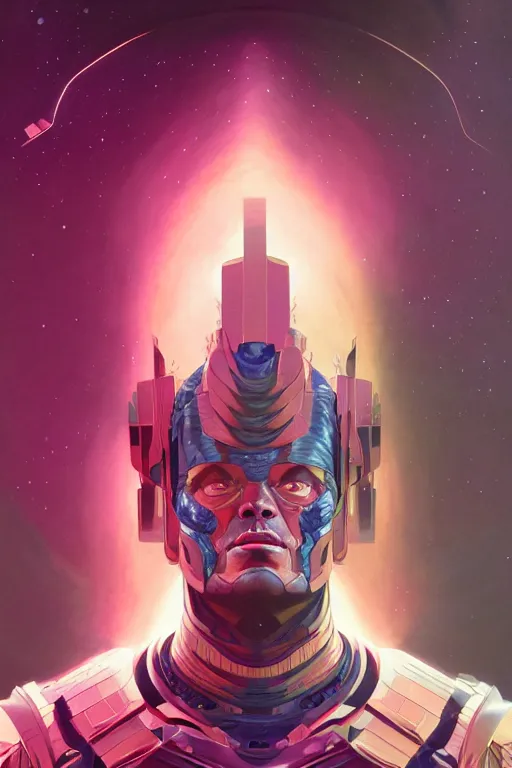 Prompt: a portrait of galactus, fantasy, sharp focus, intricate, elegant, digital painting, artstation, matte, highly detailed, concept art, illustration, ambient lighting, art by ilya kuvshinov, artgerm, alphonse mucha, and greg rutkowski