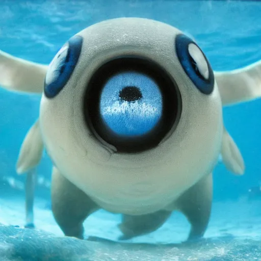 Image similar to national geographic professional photo of poliwag, award winning