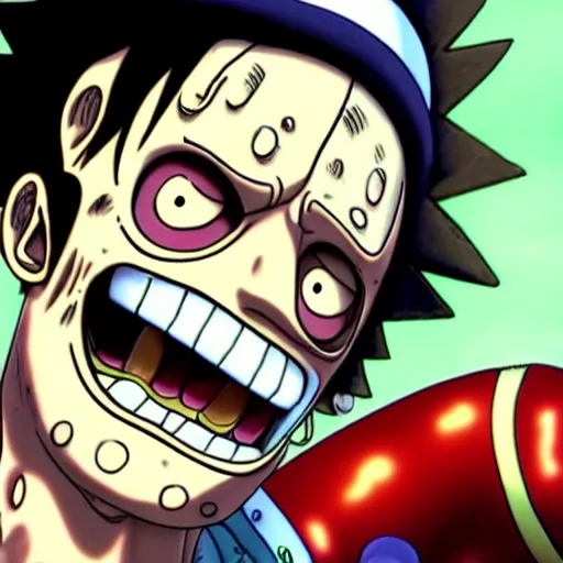 Image similar to photo of franky the cyborg from one piece, photorealistic