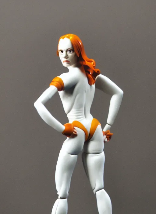 Prompt: Leeloo Kenner figure. Studio lighting, no background.