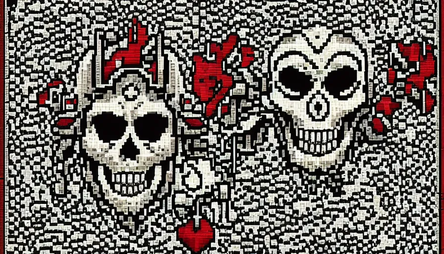 Below The Stone➡OUT NOW💎⛏️ on X: Pixel skull 6 years ago v.s. Pixel skull  now A lot of folks go into pixel art because its easy for their game, but  there is