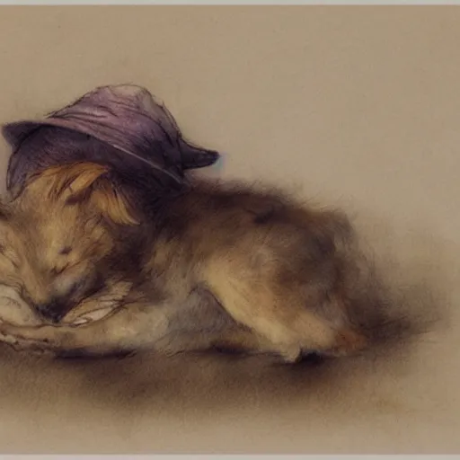 Prompt: ( ( ( ( ( nap time. muted colors. ) ) ) ) ) by jean - baptiste monge