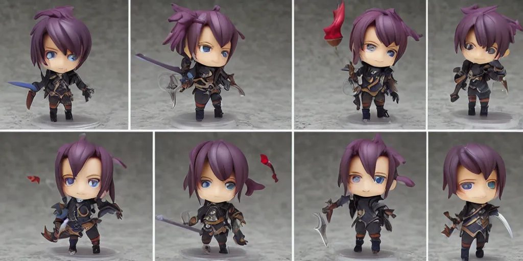 Prompt: gaius van baelsar from realm reborn, nendoroid full body hyperdetailed chibi, 8 k realistic, frostbite engine