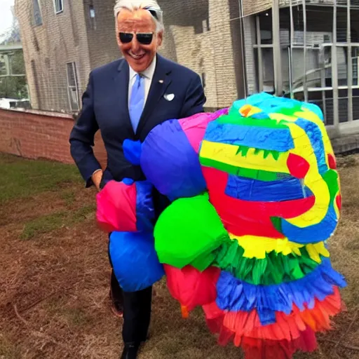 Prompt: Joe Biden Pinata