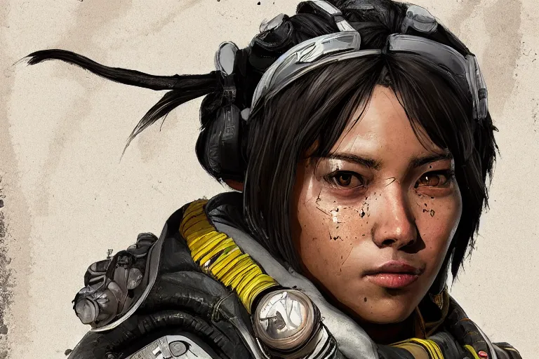 Image similar to portrait of an Apex Legends character By Emmanuel Lubezki