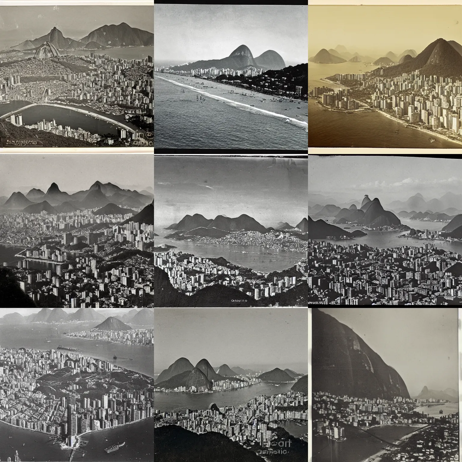 Prompt: 1900s photograph of rio de janeiro