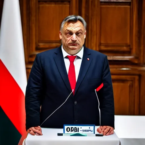 Image similar to Viktor Orban Starving