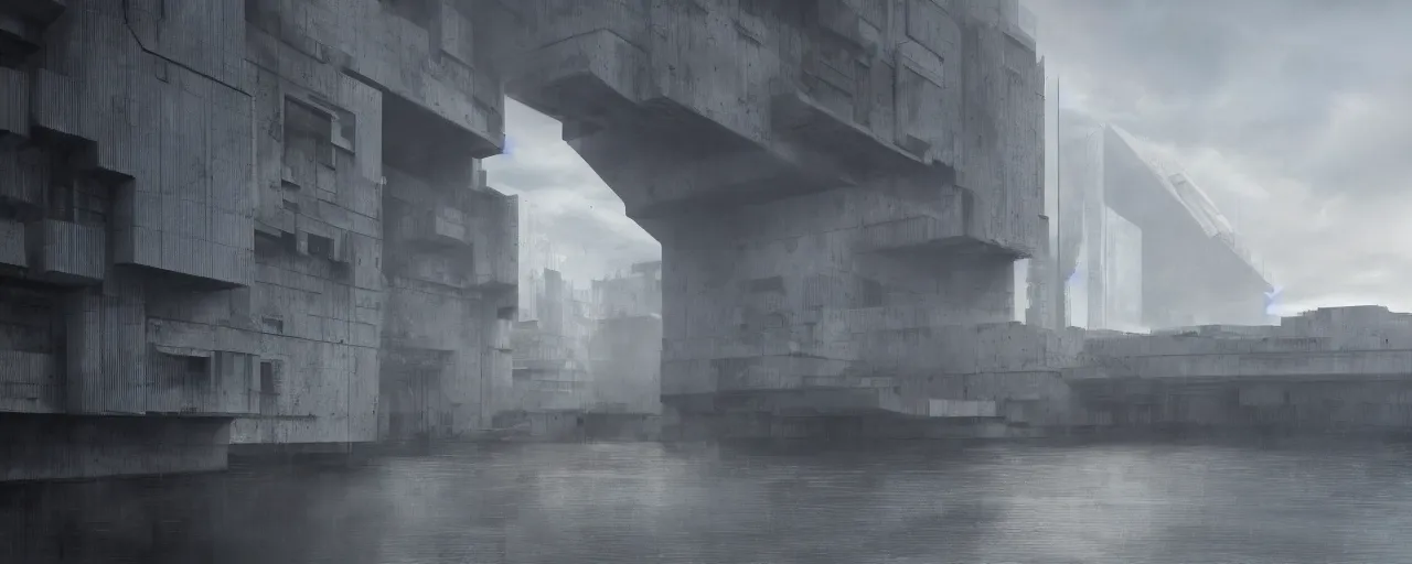 Image similar to big height brutalist imperial military base, drawing architecture, ultra very long shot, top angle, imperial architecture in rogue one, pritzker architecture prize, brutalism architecture, jan urschel, greig fraser