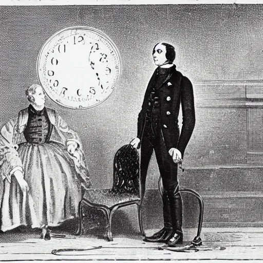 Image similar to time traveler in the 1 8 2 0