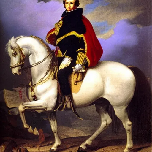 Image similar to Napoleon by Caravage