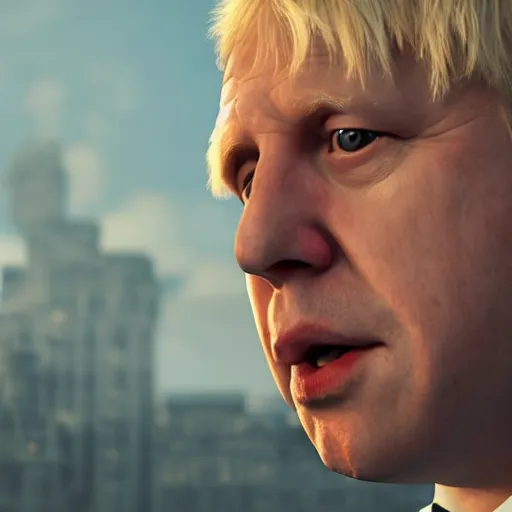 Prompt: Boris Johnson with Ariana grande body, realistic artstyle, wide shot, dramatic lighting, octane render, hyperrealistic, high quality, highly detailed, HD, beautiful, cinematic, 8k, unreal engine, facial accuracy, symmetrical