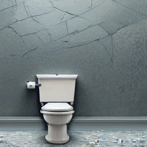 Prompt: hyperrealistic mixed media high resolution painting of a Toilet, stunning 3d render inspired art by István Sándorfi and Greg Rutkowski and Unreal Engine, perfect symmetry, dim volumetric lighting, 8k octane beautifully detailed render, post-processing, extremely hyper-detailed, intricate, epic composition, highly detailed attributes, highly detailed atmosphere, cinematic lighting, masterpiece, trending on artstation, very very detailed, masterpiece, stunning, flawless structure, lifelike texture, perfection,