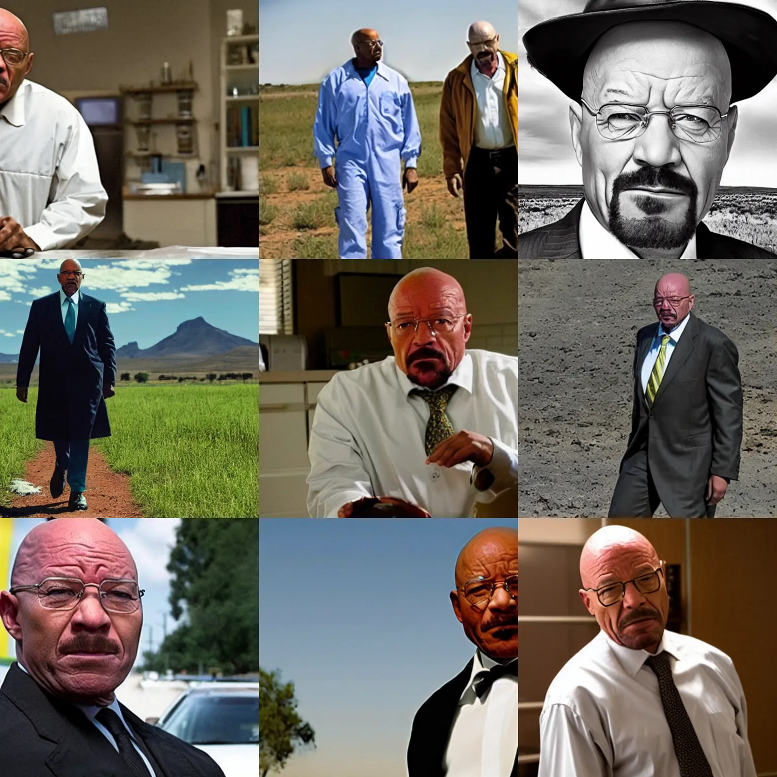 Prompt: film still jacob zuma as walter white in breaking bad