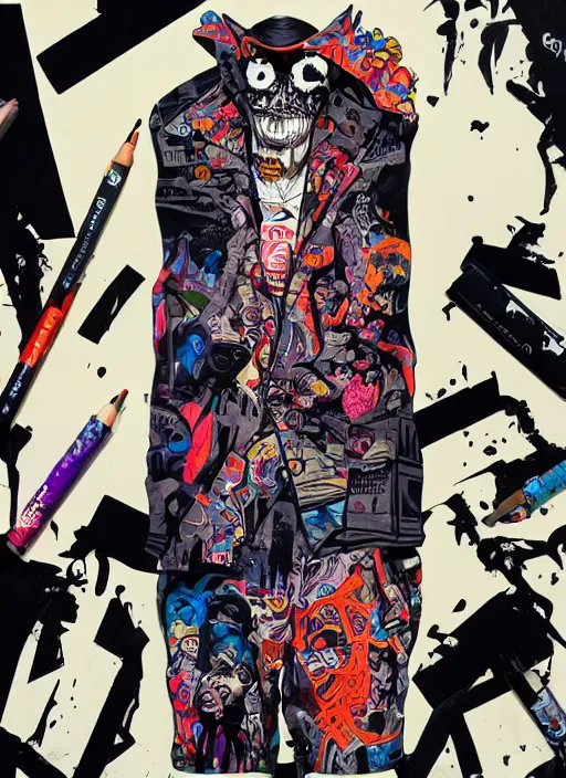 Image similar to zombie full body hiphop streetwear drip, tristan eaton, victo ngai, artgerm, rhads, ross draws