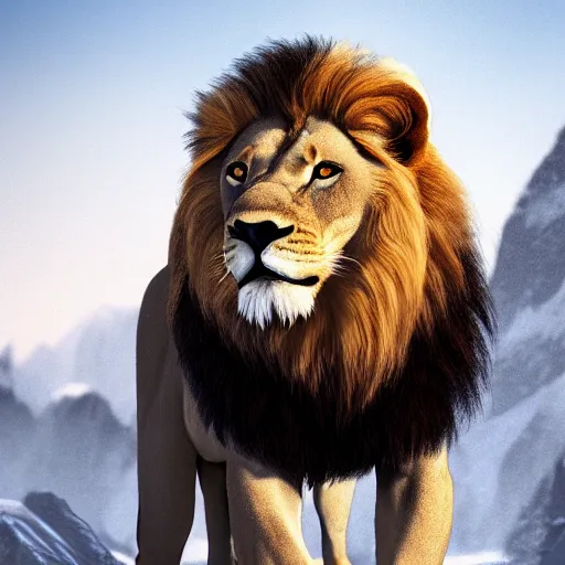 King Aslan, lion, narnia, HD phone wallpaper