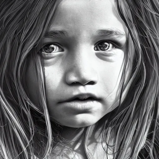 Image similar to portrait Hunter's daughter beautiful face, dynamic lighting, cinematic, establishing shot, extremely high detail, photo realistic, cinematic lighting, oil painting, intricate line drawings, 8k resolution