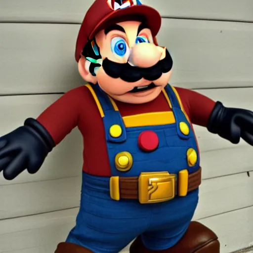 Image similar to Jack Black as super Mario