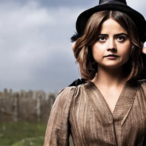 Image similar to jenna coleman as a witch