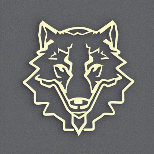 Image similar to laser cut animal vector image of a wolf wildlife stencils - forest landscape