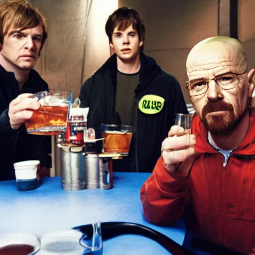 Prompt: breaking bad in canada drinking maple