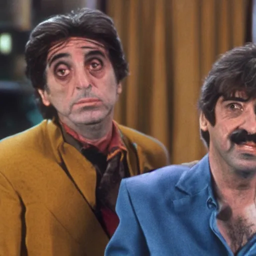 Image similar to Al Pacino and Harvey Kietel as characters in the fimbles