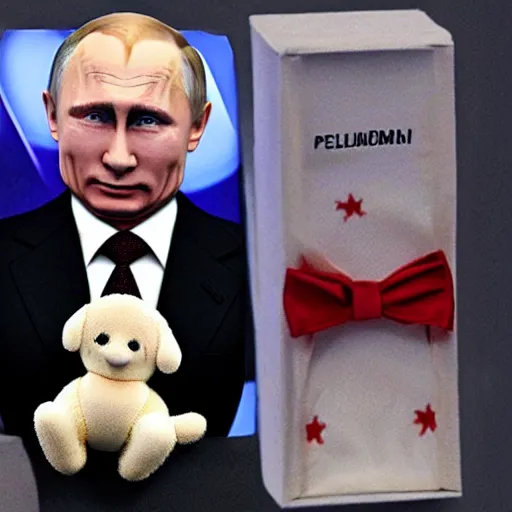 Image similar to vladimir putin as a plushie