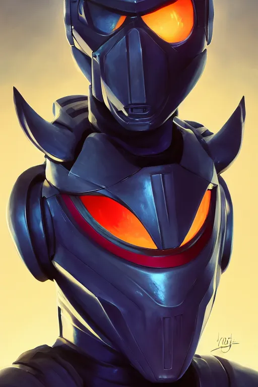 Image similar to epic mask helmet robot ninja portrait stylized as fornite style game design fanart by concept artist gervasio canda, behance hd by jesper ejsing, by rhads, makoto shinkai and lois van baarle, ilya kuvshinov, rossdraws global illumination radiating a glowing aura global illumination ray tracing hdr render in unreal engine 5