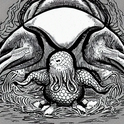 Image similar to fat cthulhu