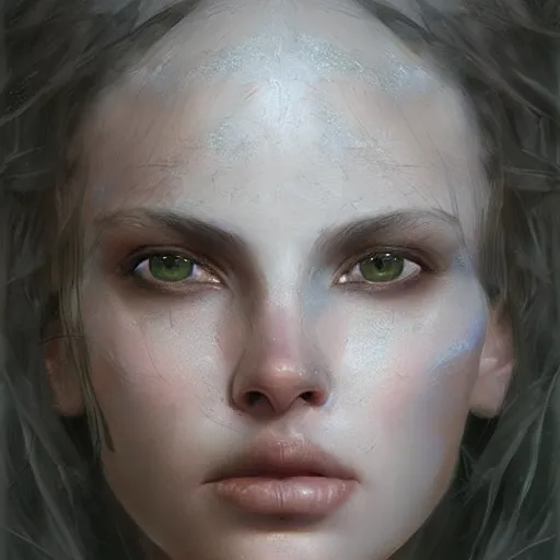 Image similar to photo realistic image of dryad, stunning 3 d render inspired art by istvan sandorfi and greg rutkowski, perfect facial symmetry, realistic, highly detailed attributes and atmosphere, dim volumetric cinematic lighting,