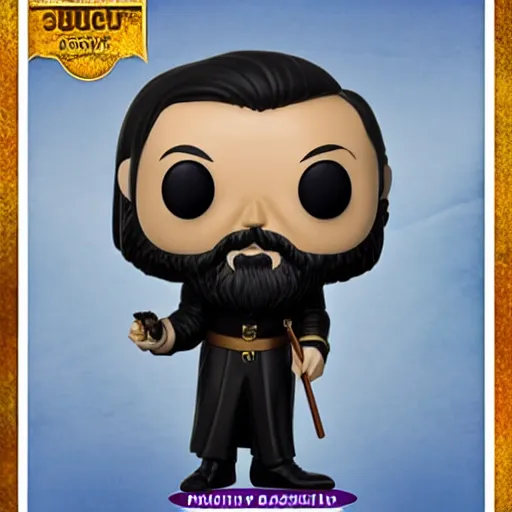 Prompt: funko pop figure of rasputin