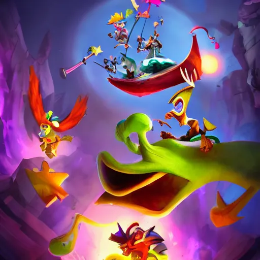 Rayman Legends' design philosophy: breathe life into concept art - Polygon