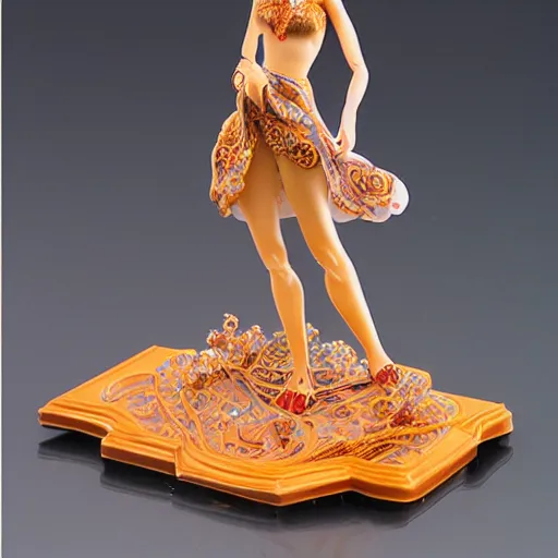 Prompt: a beautiful intricate exquisite plastic figurine model