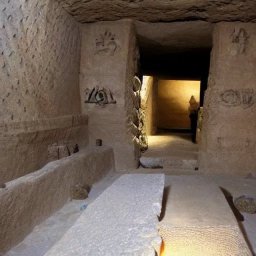 Image similar to imagine being the first explorer to enter an ancient egyptian tomb. describe what happens, how you feel and what treasures you find.