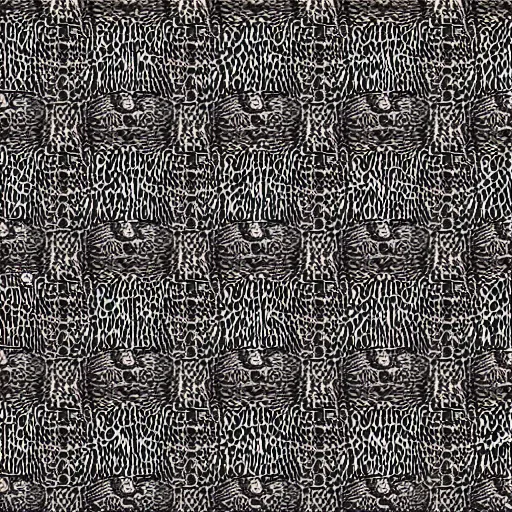 Image similar to an autostereogram of a mind virus