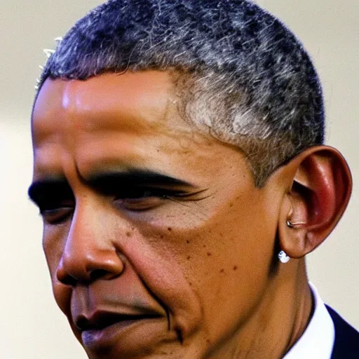 Image similar to obama earing donald trump wig