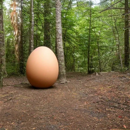 Image similar to finding the cosmic egg in the hidden campground, blurry, mysterious