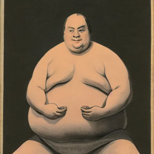 Prompt: benjamin franklin sumo wrestler