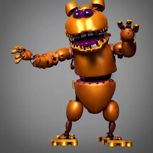 Prompt: scary and ugly animatronic from fnaf, 8 k, super detailed, octane render, vfx, super realistic, unreal engine 5
