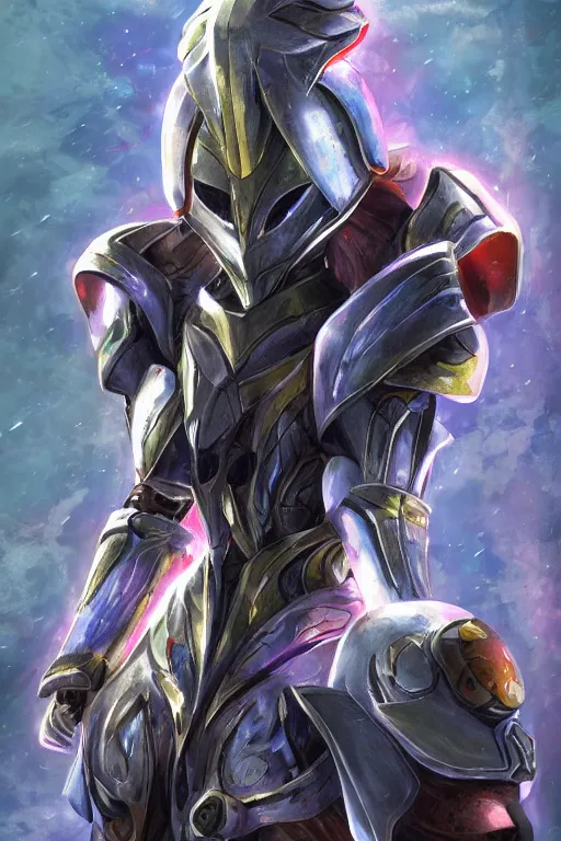 Image similar to helmet armor guardian destiny in witch queen illumination ray tracing hdr fanart arstation by sung choi robot ninja mask and eric pfeiffer and gabriel garza and casper konefal