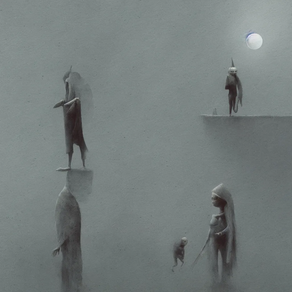 Image similar to i may be paranoid but i'm not an android, octane render, very sharp, maurice sendak, beksinski, quint buchholz, charlie bowater, pranckevicius