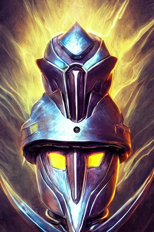 Image similar to helmet armor guardian destiny in witch queen illumination ray tracing hdr fanart arstation by sung choi robot ninja mask and eric pfeiffer and gabriel garza and casper konefal