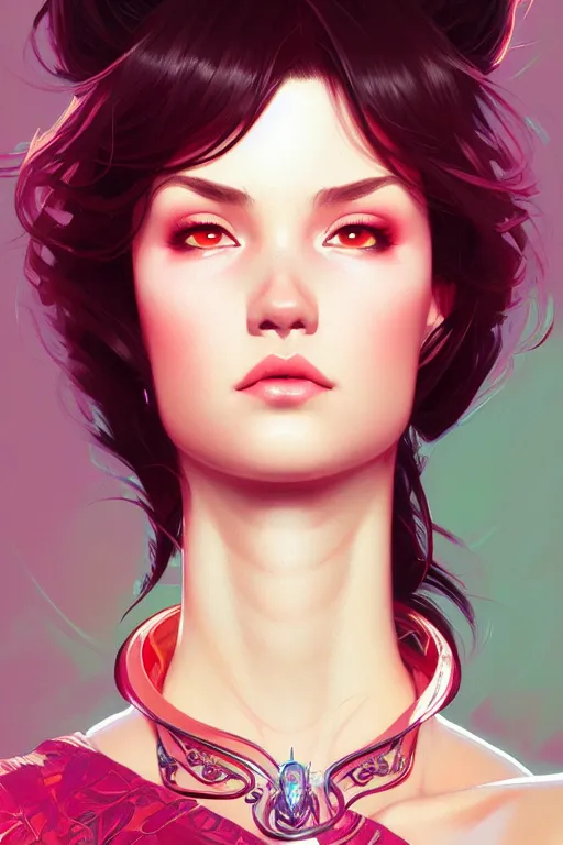 Prompt: a portrait of jubilee, fantasy, sharp focus, intricate, elegant, digital painting, artstation, matte, highly detailed, concept art, illustration, ambient lighting, art by ilya kuvshinov, artgerm, alphonse mucha, and greg rutkowski