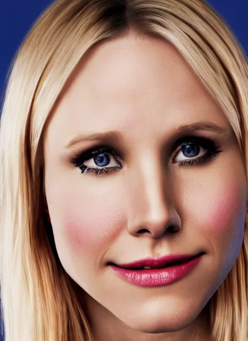 Image similar to portrait of kristen bell, highly detailed, hd, beautiful, subsurface scattering