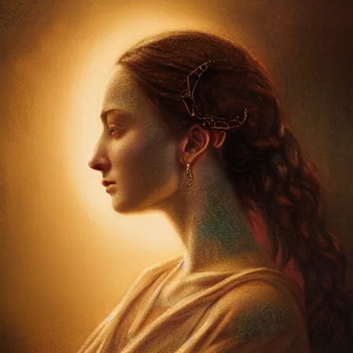 Prompt: majestic gracious regal goddess hecate portrait, ancient greece, mysterious atmospheric lighting, elysian fields, ancient greece, painted, intricate, volumetric lighting, beautiful, rich deep colours masterpiece, golden hour, golden ratio, sharp focus, ultra detailed, by leesha hannigan, ross tran, thierry doizon, kai carpenter, ignacio fernandez rios