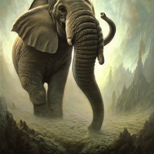 Prompt: fantasy portrait, elephant man, d & d loxodon, wearing loincloth, holding holy symbol, rpg game, main character, detailed, digital painting, artstation, sharp focus, illustration, tomasz alen kopera, peter mohrbacher, donato giancola, joseph christian leyendecker, wlop, frank frazetta