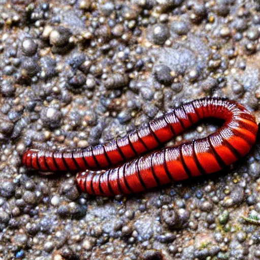 Prompt: centipede slug monster